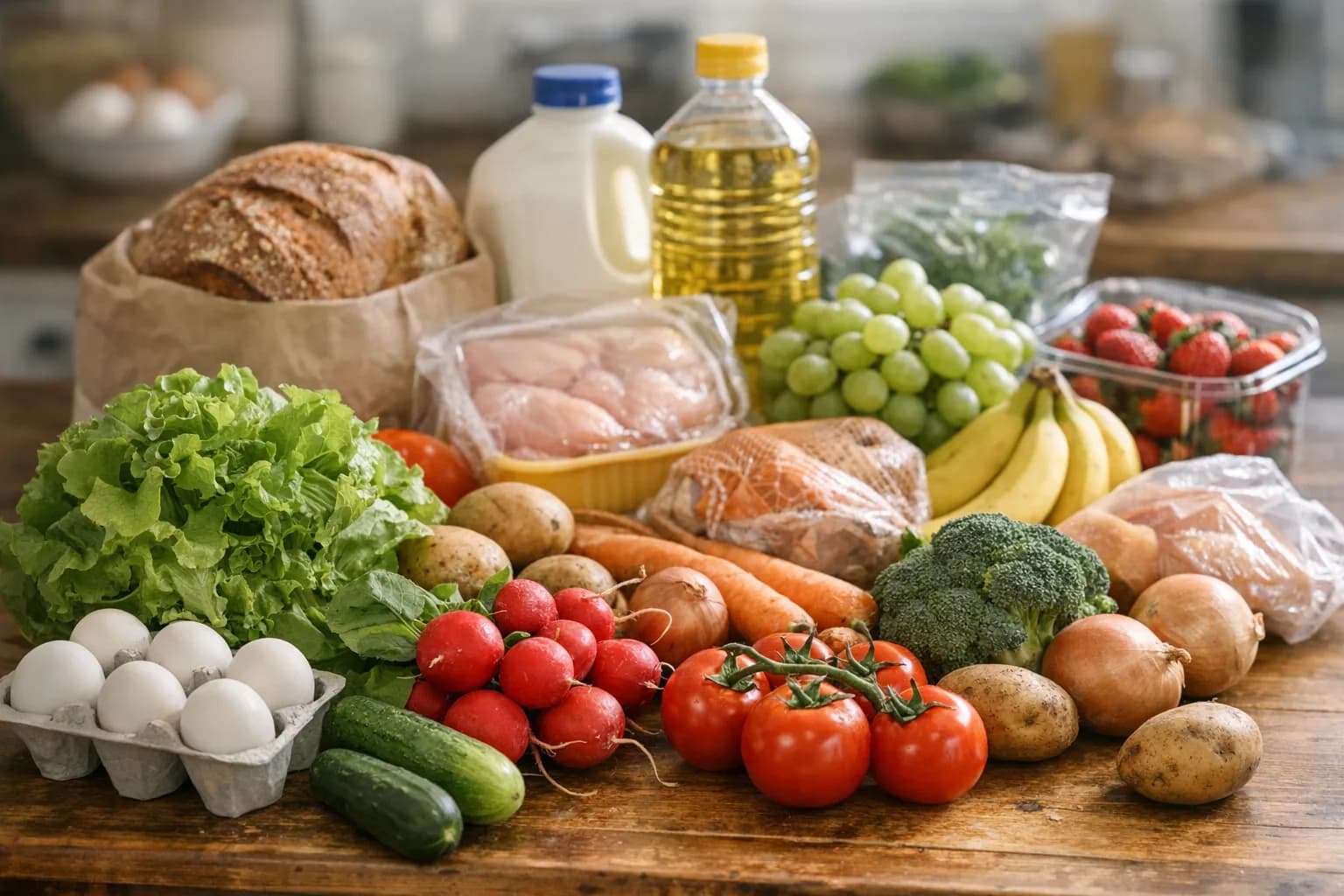 Gesund essen mit wenig Geld