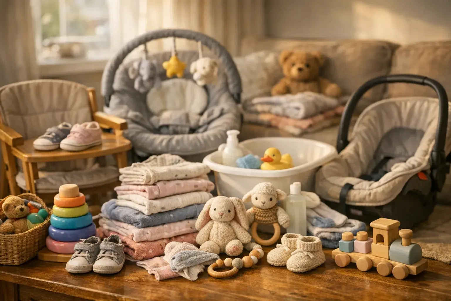 Babyausstattung mit wenig Geld