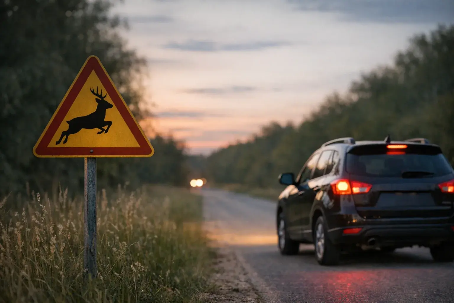 Wildunfall: richtig handeln